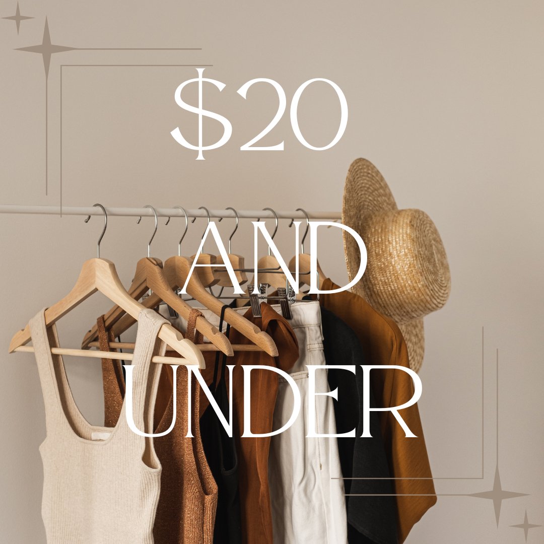UNDER $20 - Anew Couture