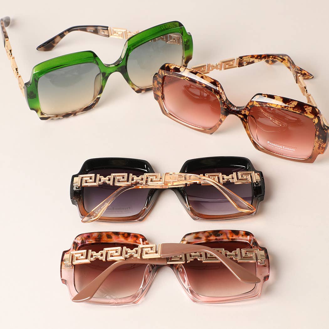 Versa Luxe Square Frame Sunglasses - Anew Couture