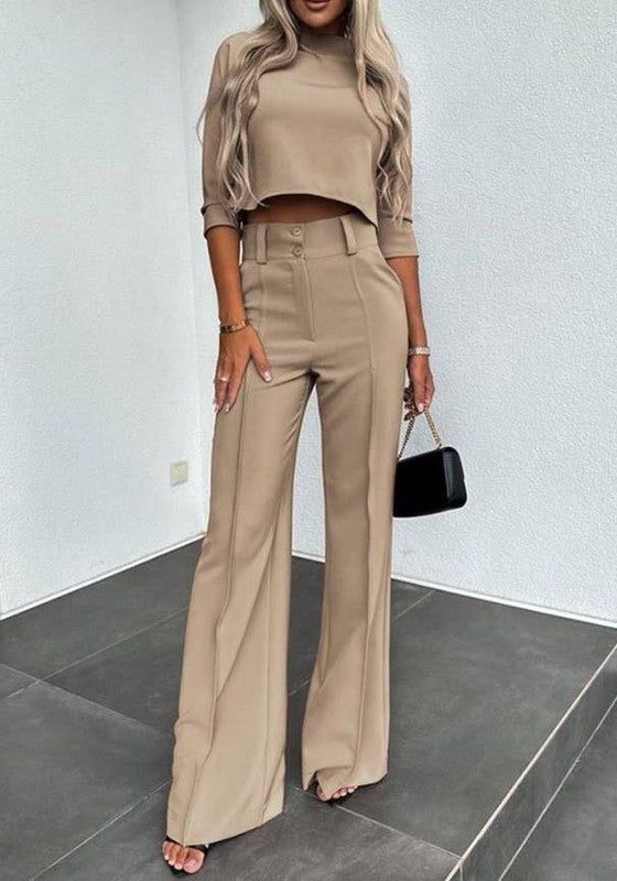 Two Piece Pant Set - Anew Couture