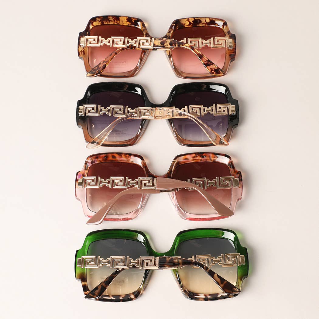 Versa Luxe Square Frame Sunglasses - Anew Couture