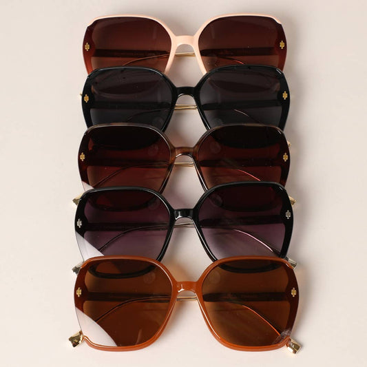 Women's Oversized Rounded Sunglasses - Anew Couture