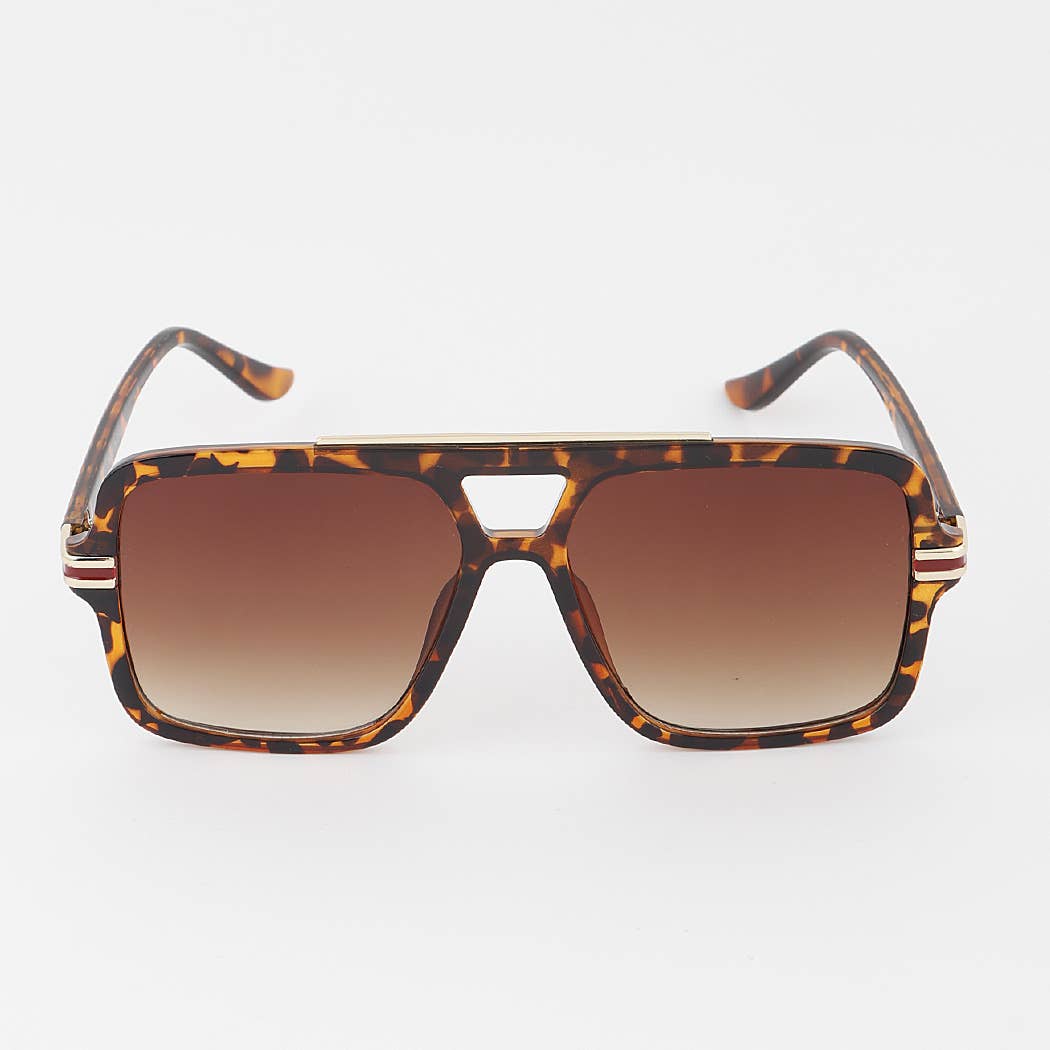 Luxury Stripe Aviator Sunglasses - Anew Couture