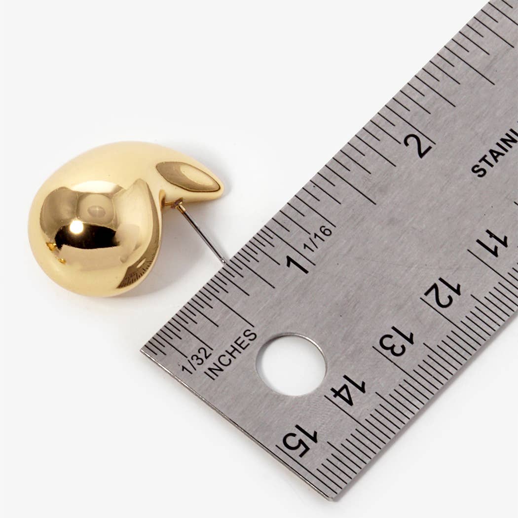Gold Water Drop Earrings - Anew Couture