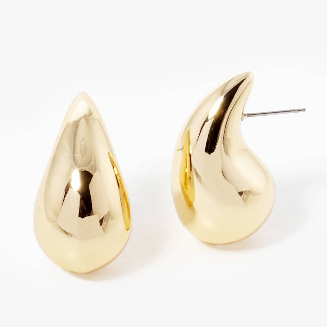 Gold Water Drop Earrings - Anew Couture