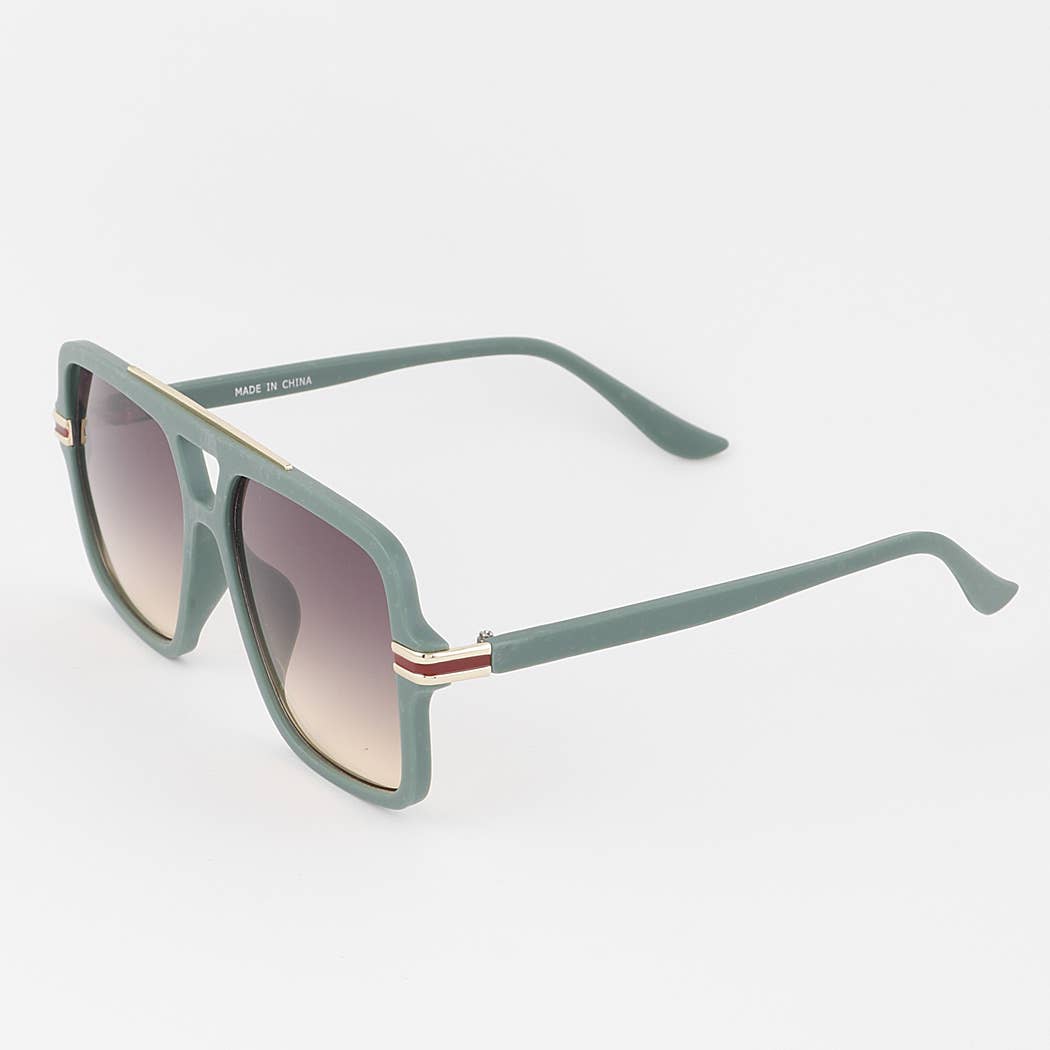 Luxury Stripe Aviator Sunglasses - Anew Couture