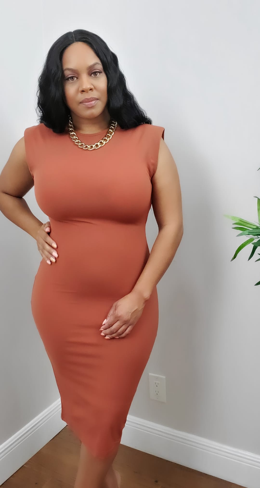 Sleeveless Bodycon Midi - Anew Couture