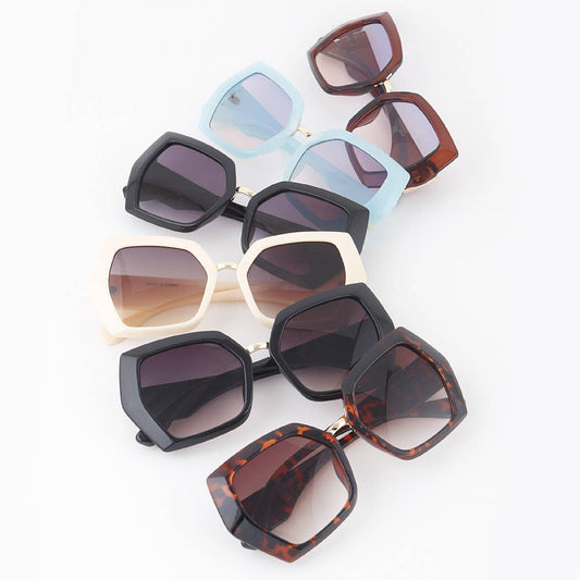 Modern Geometric Butterfly Sunglasses: Mix - Anew Couture