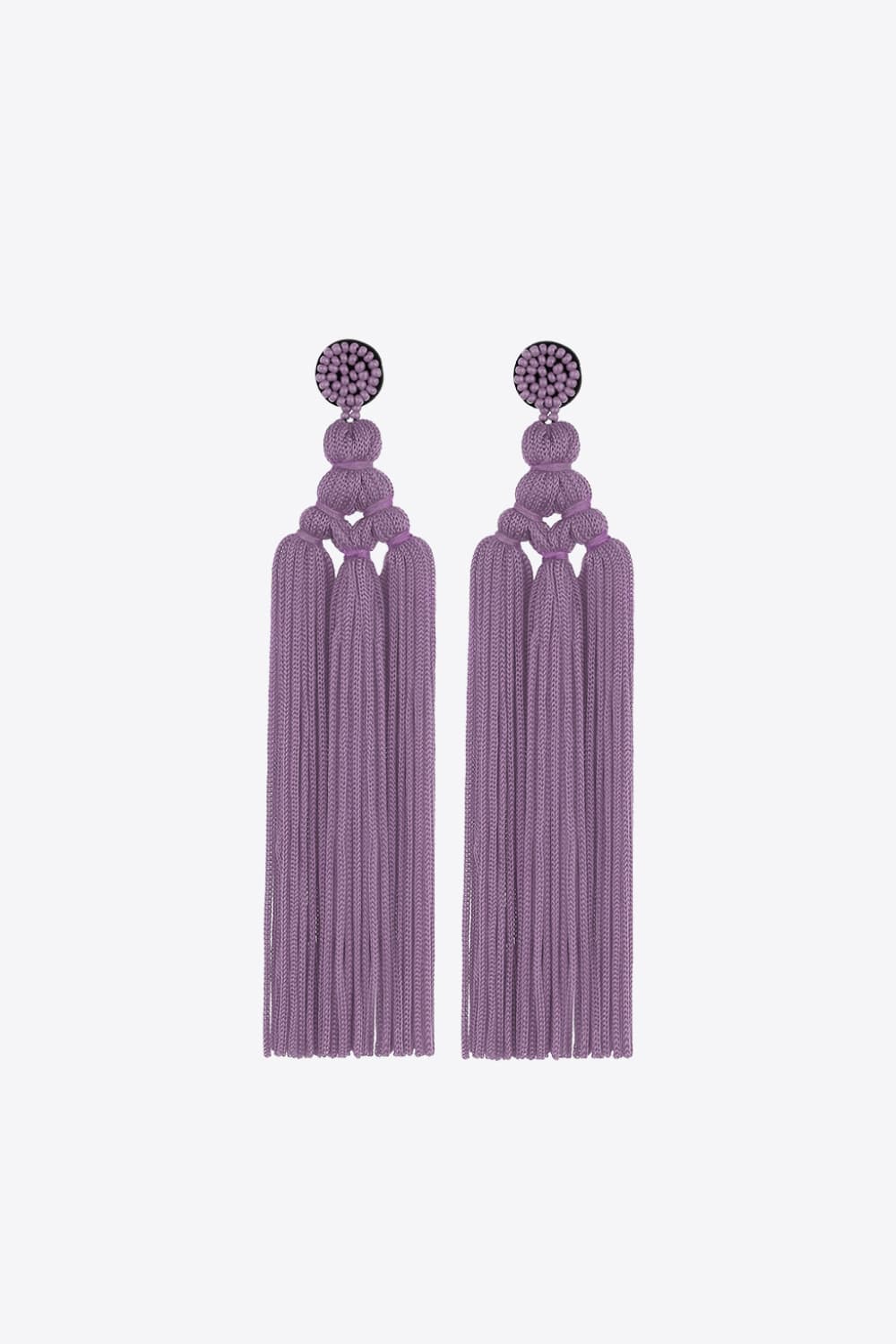 Beaded Tassel Earrings - Anew Couture