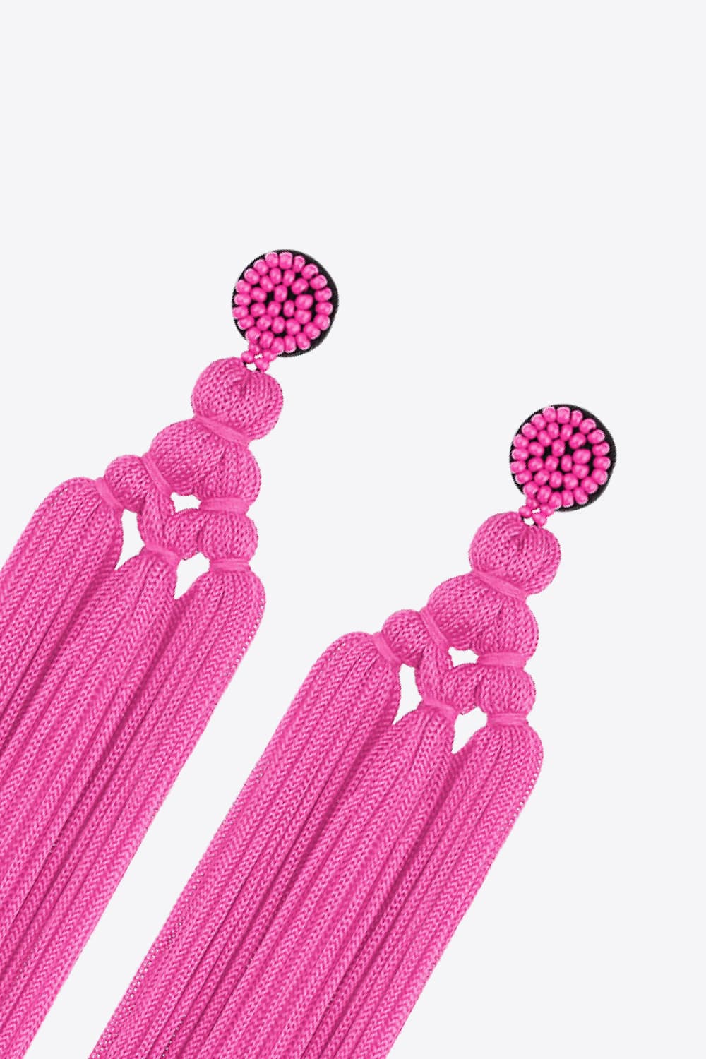 Beaded Tassel Earrings - Anew Couture