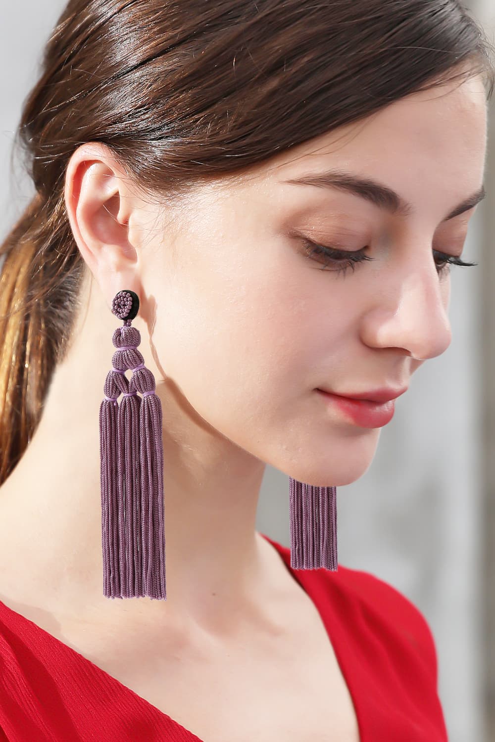 Beaded Tassel Earrings - Anew Couture