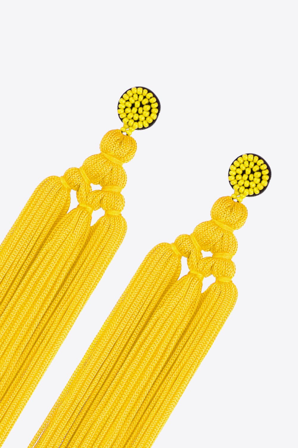 Beaded Tassel Earrings - Anew Couture