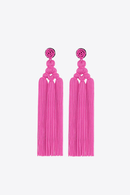 Beaded Tassel Earrings - Anew Couture