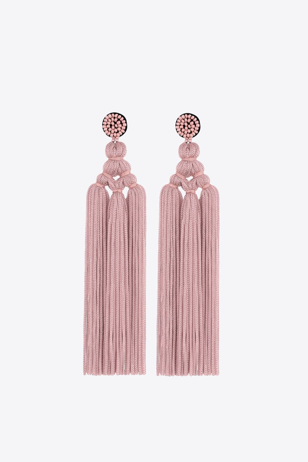 Beaded Tassel Earrings - Anew Couture