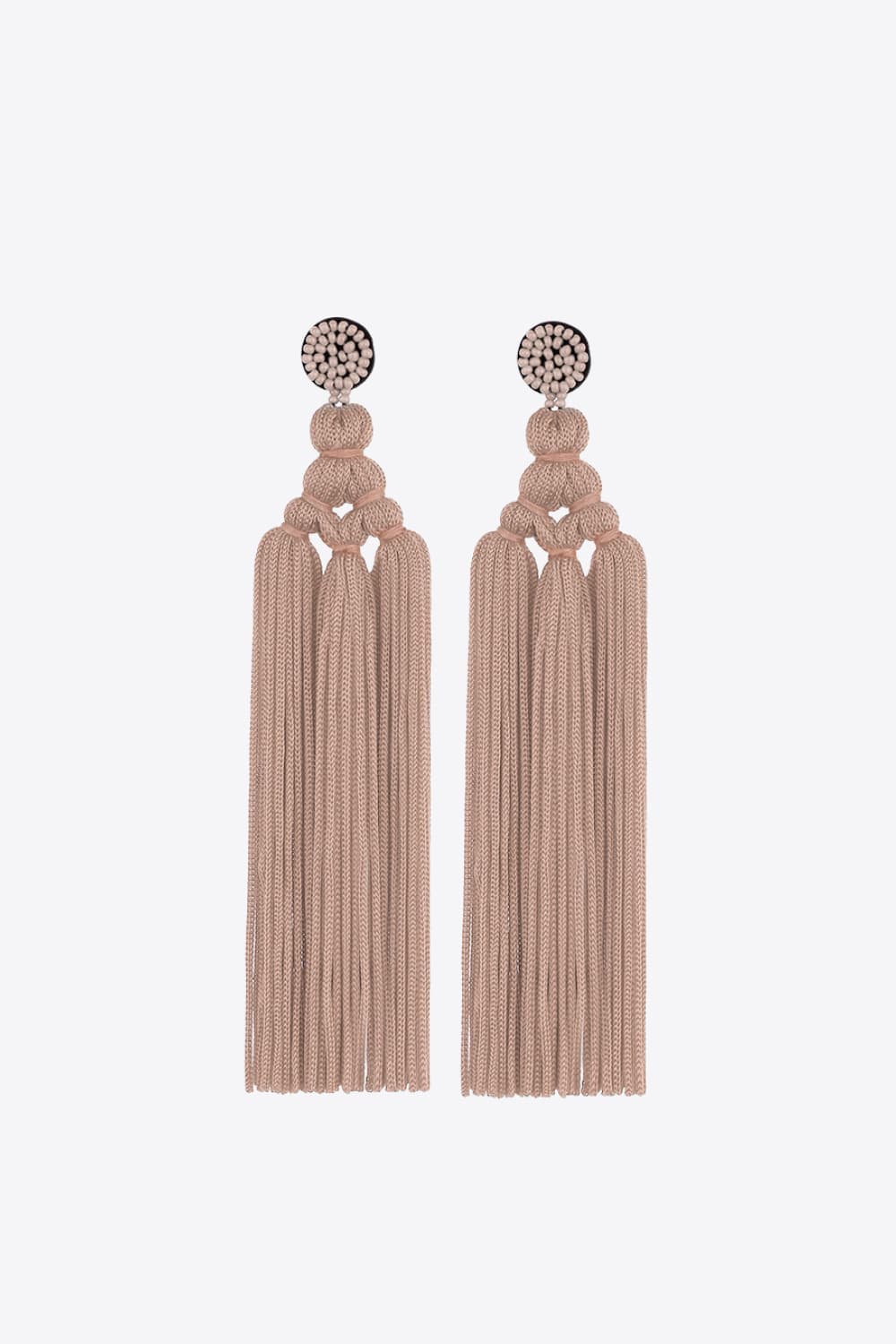 Beaded Tassel Earrings - Anew Couture