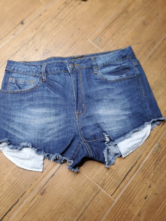 Low Waist Denim Shorts - Anew Couture