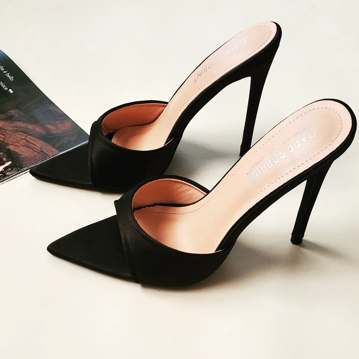 Avelyn Heeled Mule Sandals - Anew Couture